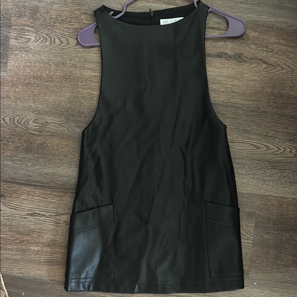 Zara Black Halter Sheath Dress